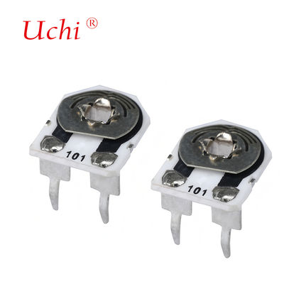 Potenciómetro de un solo giro W206, metal y vidrio esmaltado, potenciómetro de ajuste, 0,25 vatios, potenciómetro preestablecido