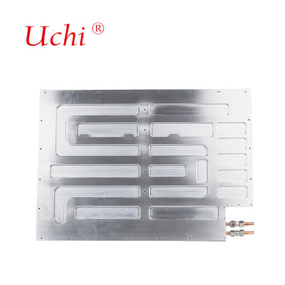 Placa de refrigeración en frío líquido de aluminio de tipo nuevo Compresor de agua grande Placa térmica líquida