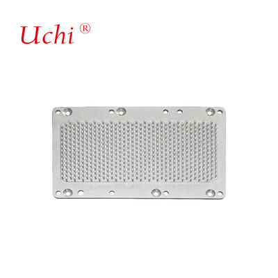 Disipador de calor para CPU de aleta cuadrada de cobre mecanizado por CNC y forjado en frío