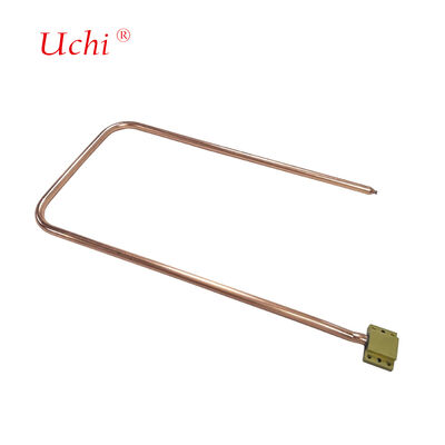 Tubo de calor curvado en ángulo recto refrigerado con líquido de cobre