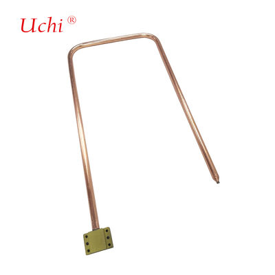 Tubo de calor curvado en ángulo recto refrigerado con líquido de cobre