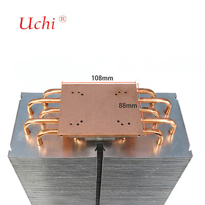 1500W LED disipador de calor - 5 Modulo de refrigeración de tubos de calor con cierre de cremallera