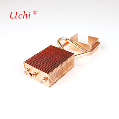 220W de cobre de la hebilla de la aleta del fregadero de calor para la lámpara del proyector