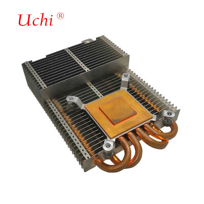 Dispositivo de calor compuesto activo apilado con aleta de hebilla de aluminio