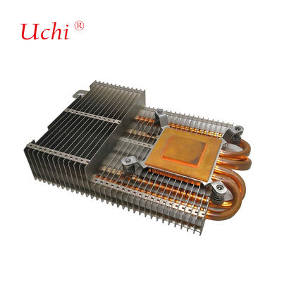 Dispositivo de calor compuesto activo apilado con aleta de hebilla de aluminio