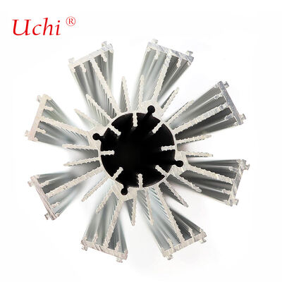 Procesador de calor con extrusión de aluminio anodizado