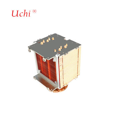 Tubo de calefacción de alta potencia de cobre puro con cremallera de aleta LED