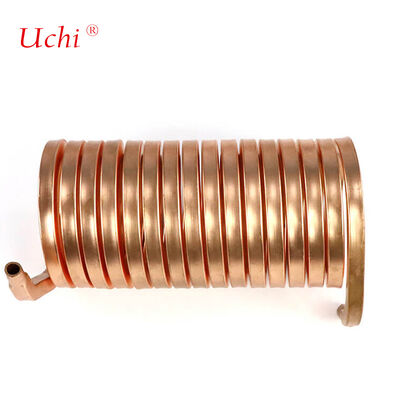 El sumidero térmico con aleta de cobre escabullida con tubo térmico soldado