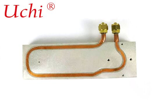 Placa de disipador de calor refrigerado en líquido con perfil de aluminio