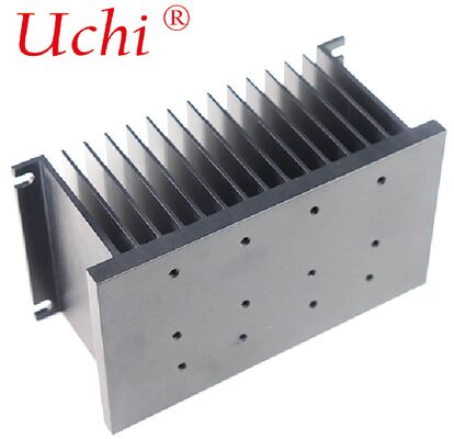 Anodized Black Aluminum Extrusion Extruded Heat Sink Cooling Plate