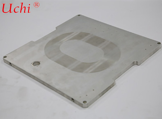 Placa de enfriamiento líquido con tubo de cobre integral doblado y base de aleación de aluminio para enfriamiento a prueba de fugas de dispositivos de alta potencia