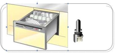 Sensor de temperatura de la detección y del control NTC de la temperatura del agua para el lavaplatos
