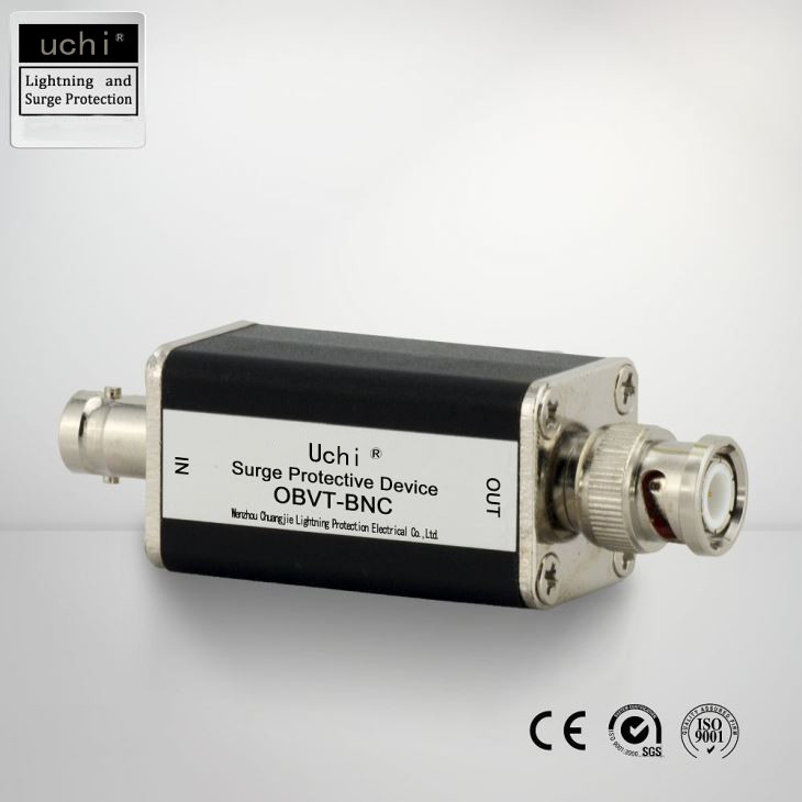 Protector de sobretensiones del Cctv de la estructura simple, sobre peso del protector 203g del voltaje