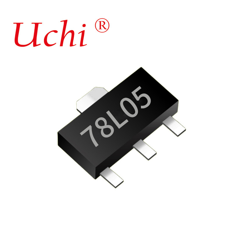 SOT89-3 78L05 Reguladores de tensión de 5v Encapsulado de plástico