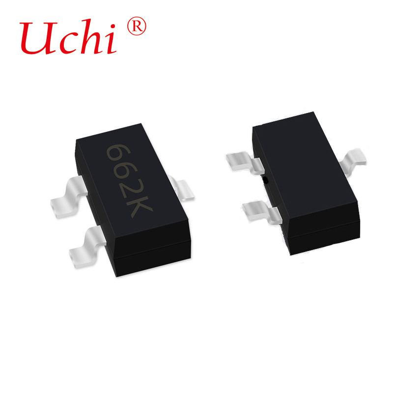 Control de tensión SMD IC SOT-23 662K 6206 3.3V SOT23-3