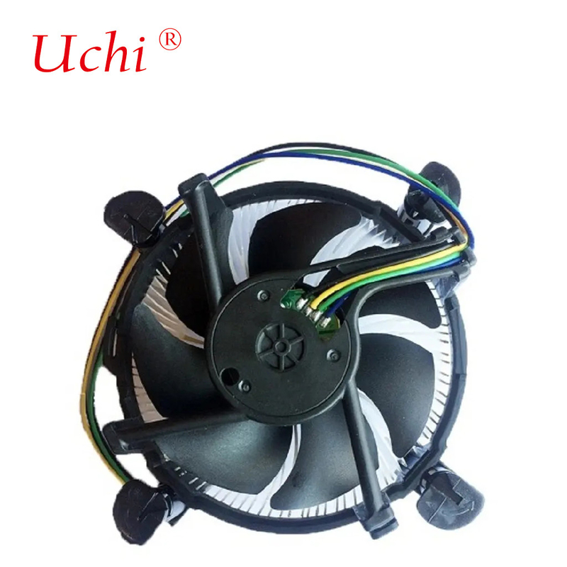 Logotipo de OEM 9cm 90mm Ventilador silencioso PWM 3p 4p Bajo ruido para computadora Intel I3i I5 Procesador 775 1150 1151 1155 1156 Ventilador de enfriamiento de la CPU
