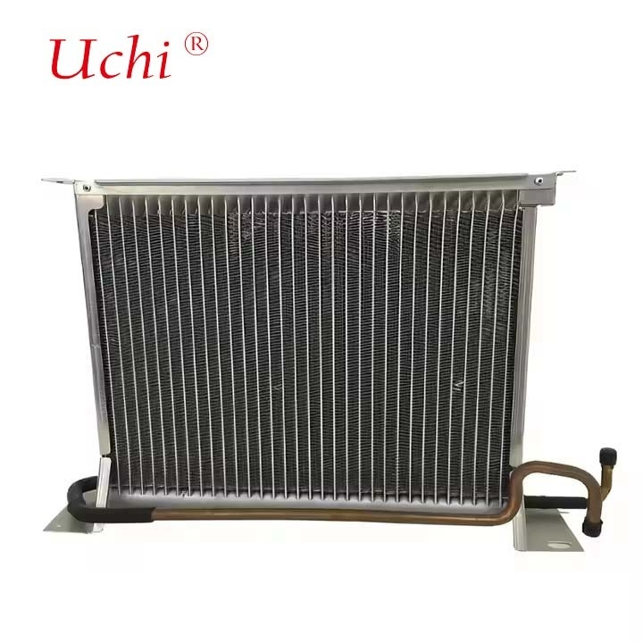 Condensador de micro microcanal de 100 mm, todo de aluminio, para una disipación de calor eficiente