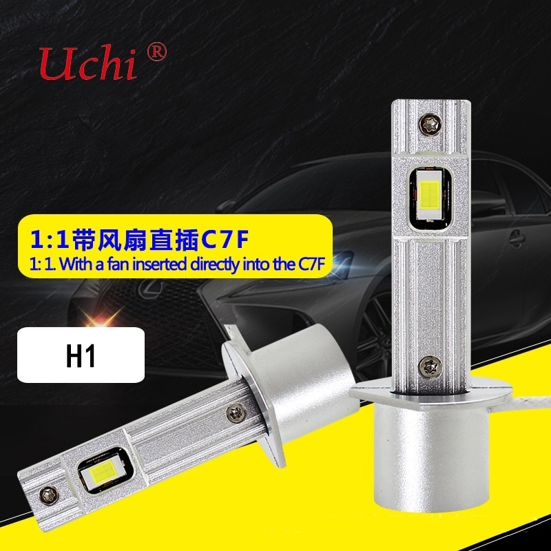 H1 3240LM LED Ventilador de Orificio Pasante Ahorro de Energía Faro de Coche Bombillas de Haz Alto y Bajo
