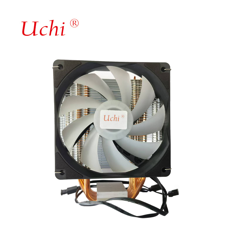 El enfriador de la CPU del ordenador de ventilador de 120 mm viene con 6 tubos de calor para un control de temperatura de alta eficiencia