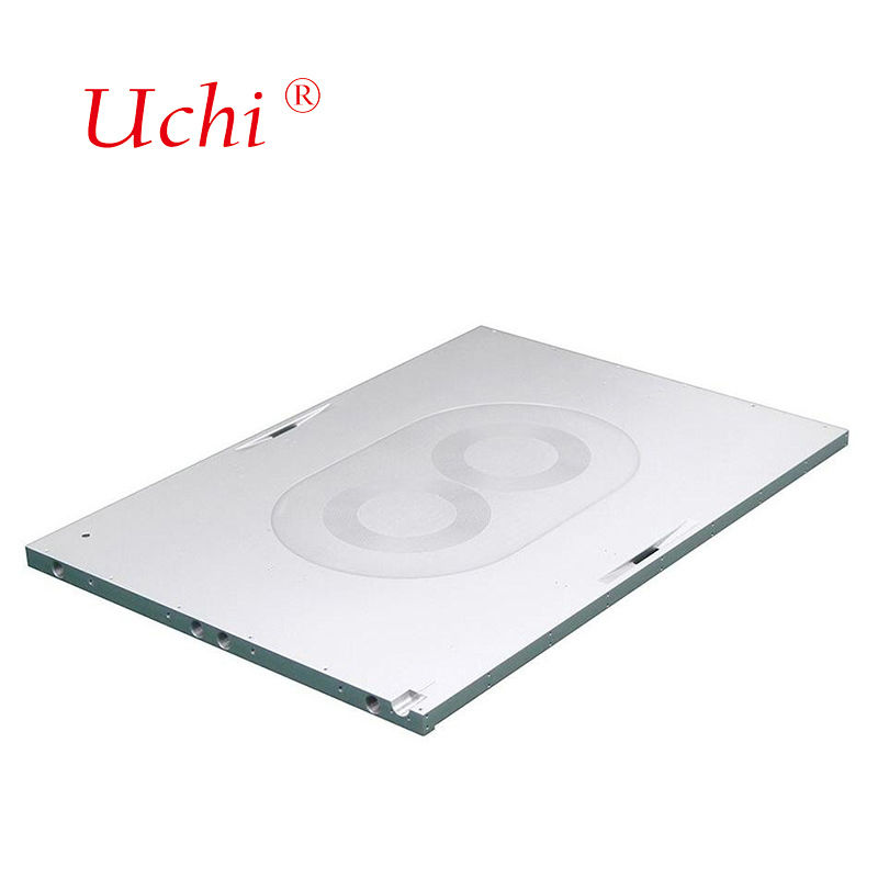 Saldado por fricción con fibra láser de placas enfriadas con agua, placas hidrónicas de enfriamiento