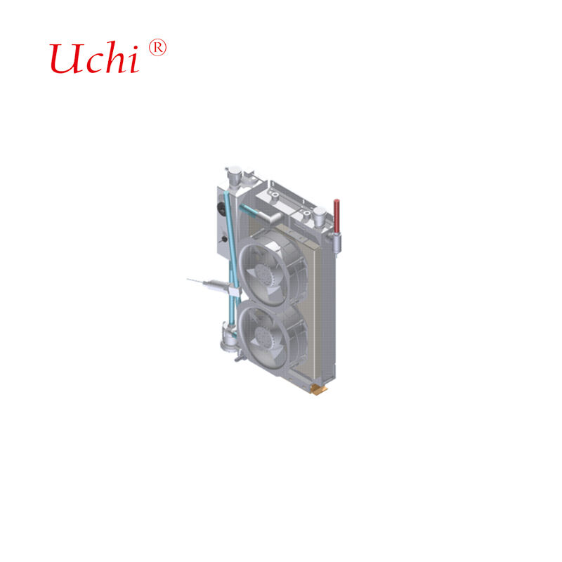 El sistema de enfriamiento líquido de la pila de carga totalmente refrigerada por líquido es compatible con las armas refrigeradas por líquido con una potencia de 400 a 600 A