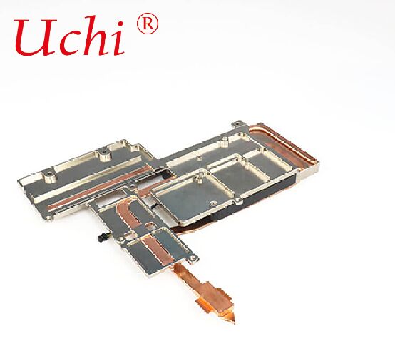 Venta grande Laptop El lavabo de calor del ordenador con el ventilador tubo de calor del radiador del ordenador portátil placa de enfriamiento