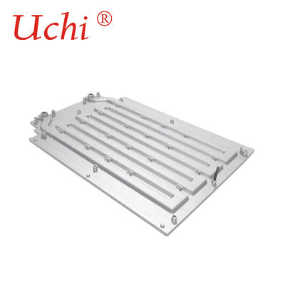 La soldadura de fricción de aluminio instala tubos la placa de refrigeración por líquido 265x180x35m m
