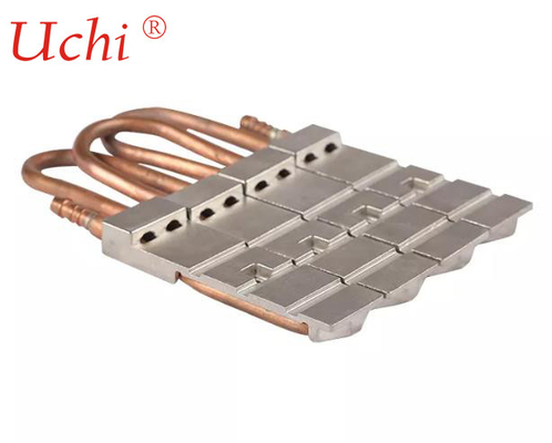 Placas frías líquidas de cobre OEM para refrigeración industrial IGBT