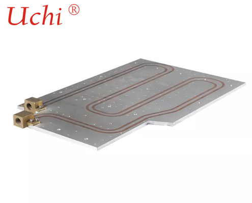 Placa fría líquida del tubo de cobre con el proceso de enlace de epoxy
