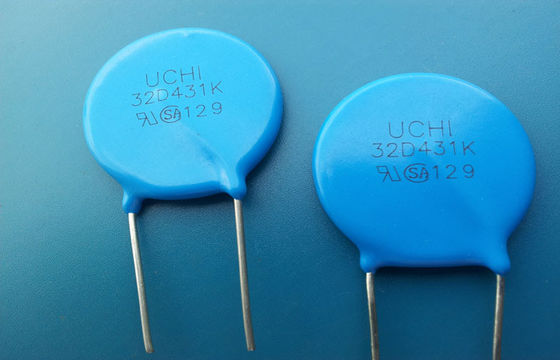 Varistor azul del óxido de metal de los MOVIMIENTOS de la CA 275V 430J 32D431K para la luz de calle