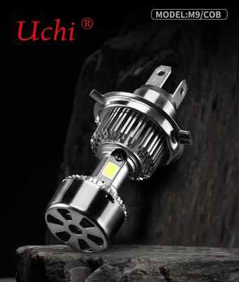 3300 LM M9 lámpara delantera LED de motocicleta bombilla con ventilador de enfriamiento 9-18V
