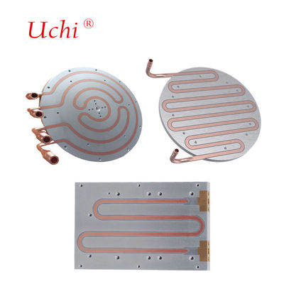 Cold Plate Liquid Cooling Circular Water-Cooled Radiator Aluminum Liquid Cooling Plate Refrigeration Chiller