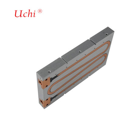 Enfriador líquido de bloque refrigerado por agua de 30 mm personalizado hecho de aleación de aluminio