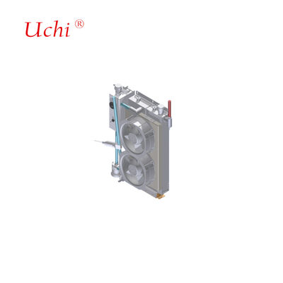 El sistema de enfriamiento líquido de la pila de carga totalmente refrigerada por líquido es compatible con las armas refrigeradas por líquido con una potencia de 400 a 600 A