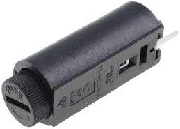 tenedor del fusible de la placa de circuito del PWB de 10A 250VAC con la echada terminal 10m m