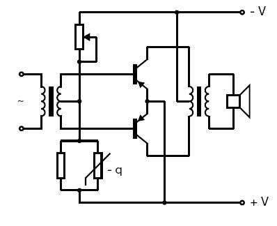 Remuneración de temperatura del termistor de NTC en circuitos del transistor
