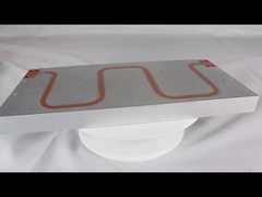 Equipo industrial radiador de tubo de cobre de perfil de aluminio, radiador de placa de agua fría de alta potencia